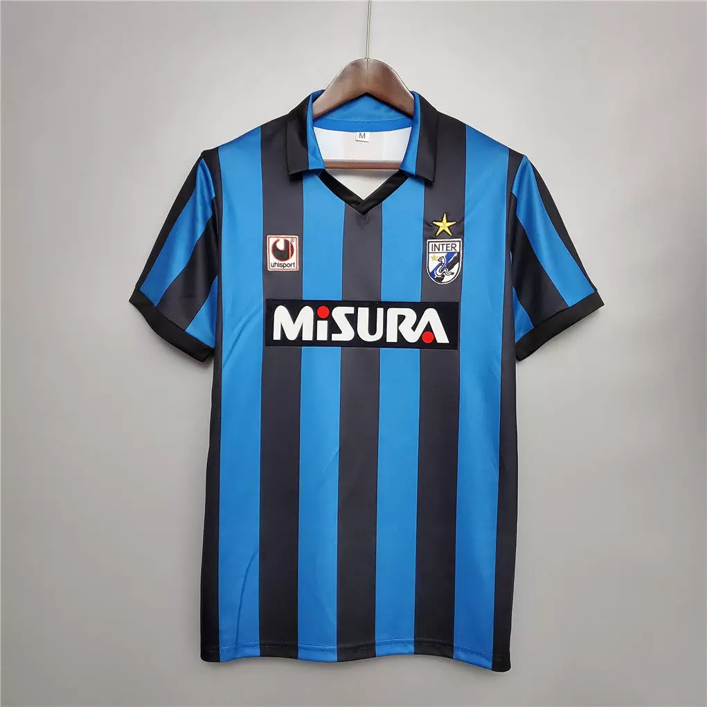 CAMISETA RETRO LOCAL INTER DE MILN 1988-91