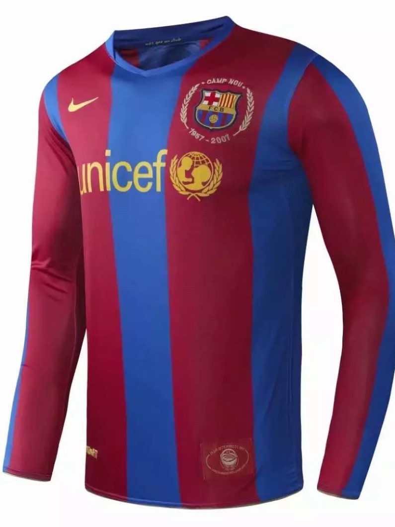 CAMISETA RETRO FC BARCELONA LOCAL 07 - 08